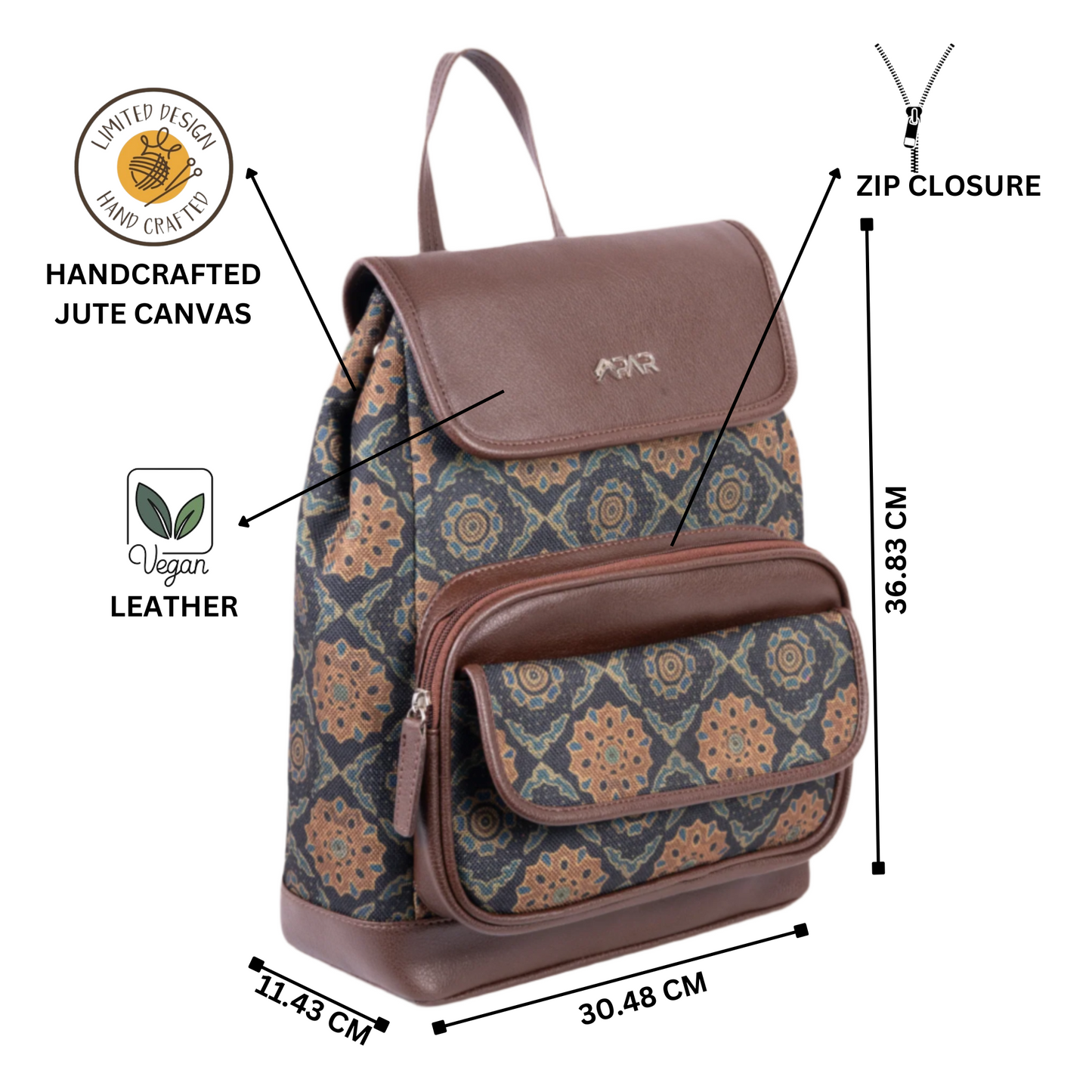 Ajrakh Old Urban Backpack