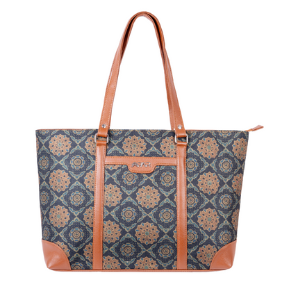 Ajrakh Old Office Tote Bag