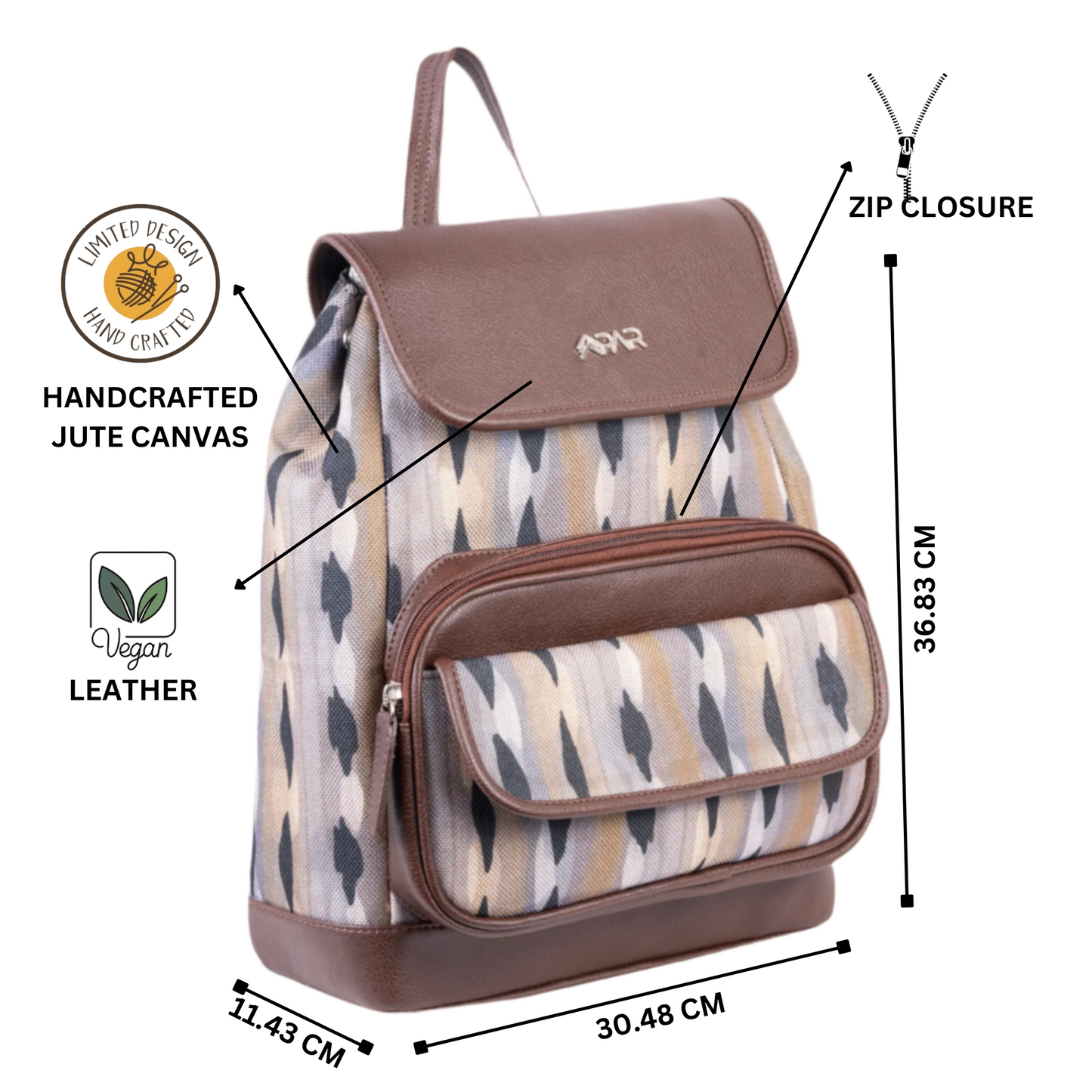 Ikat Patch Urban Backpack