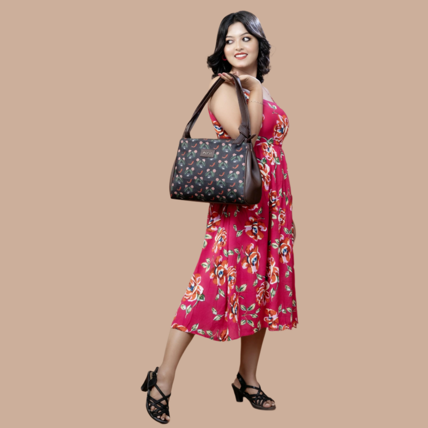 Pichwai Fish Trendy Hand Bag