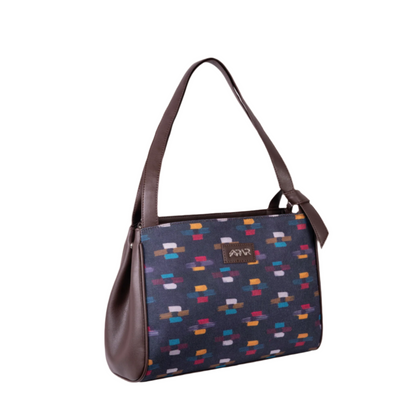 Ikat Glitch Pattern Trendy Hand Bag