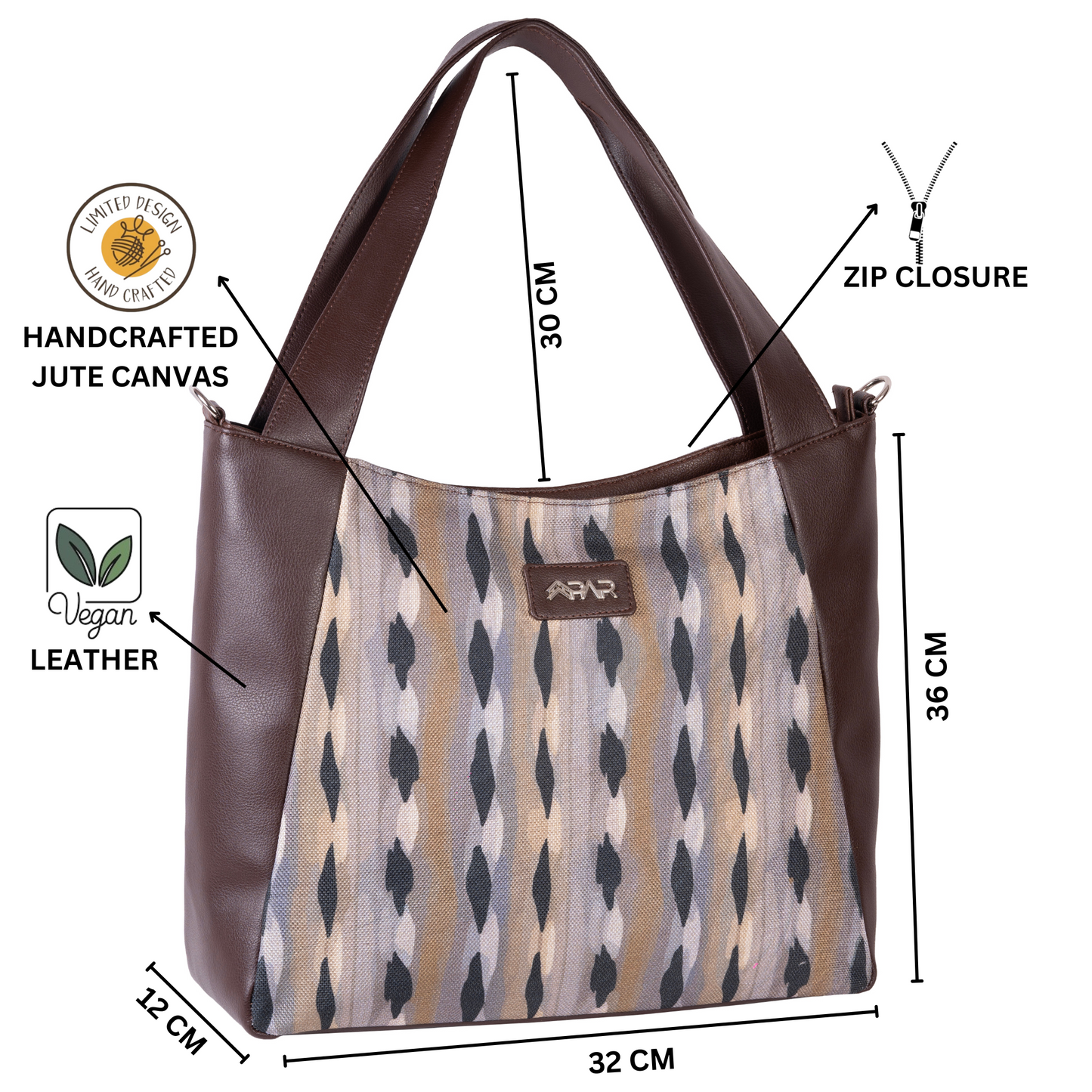 Ikat Patch Classic Tote Bag