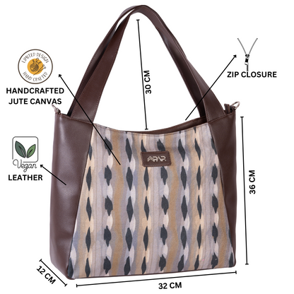 Ikat Patch Classic Tote Bag