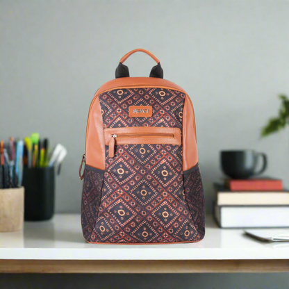 Ajrakh Squares Regular Backpack