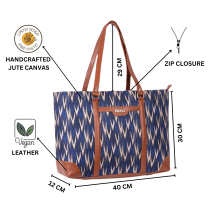 Ikat Arrows Office Tote Bag